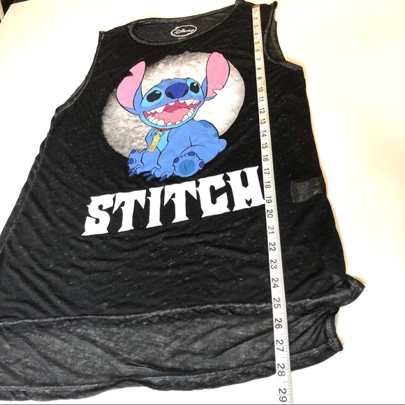 Disney Stitch High Low Muscle Tee.  004 - Picture 4 of 5